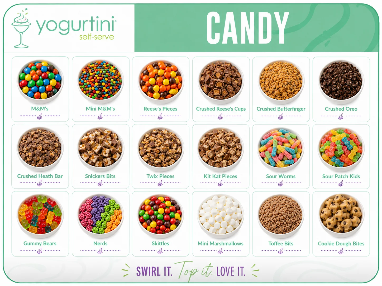Candy toppings