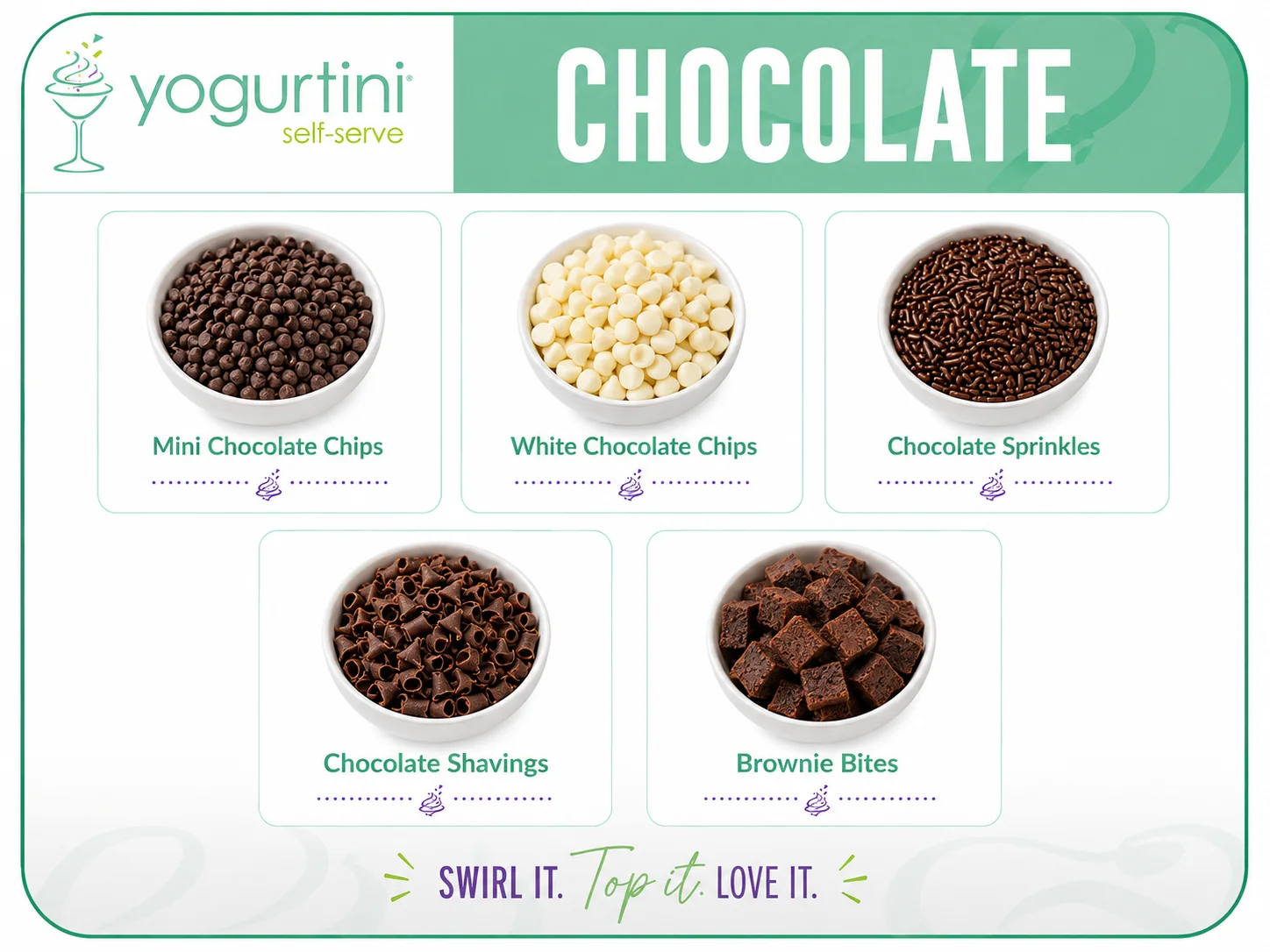Chocolate toppings