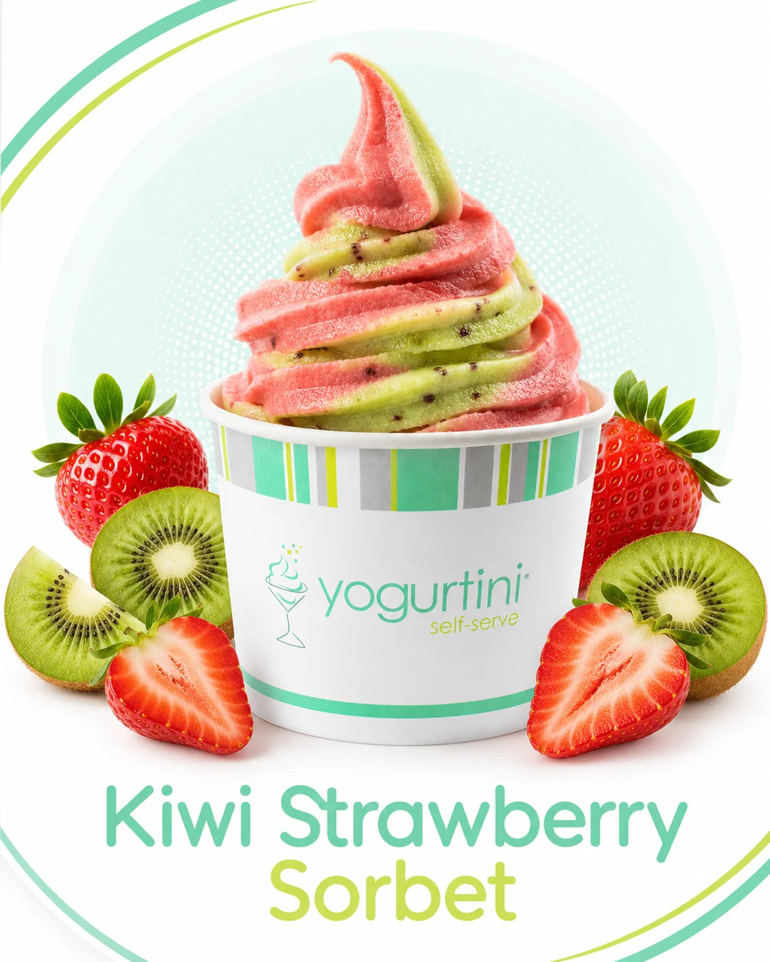 Kiwi Strawberry Sorbet
