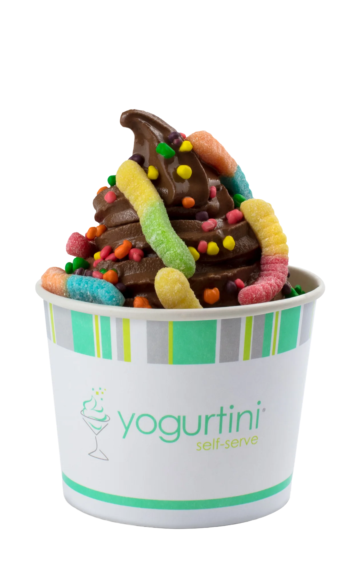 Chocolate with Nerds and sour worms