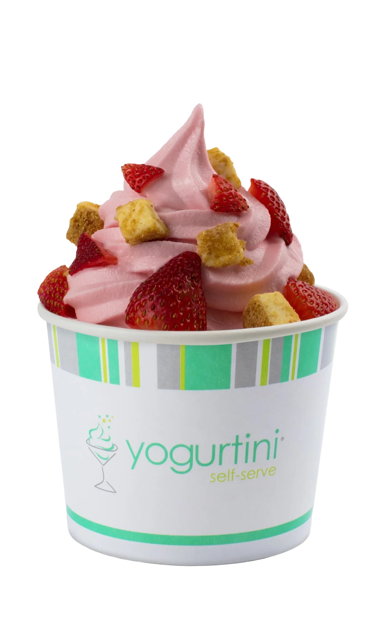 Strawberry with cheesecake bites