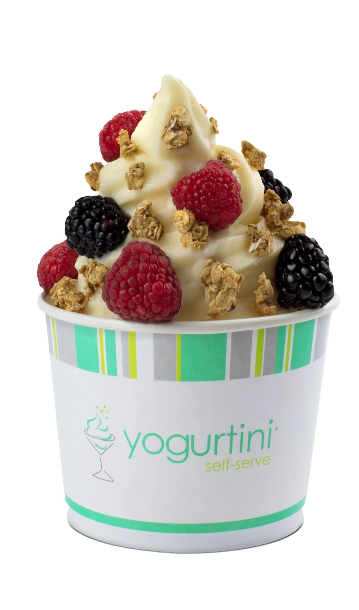 Vanilla with berries and granola